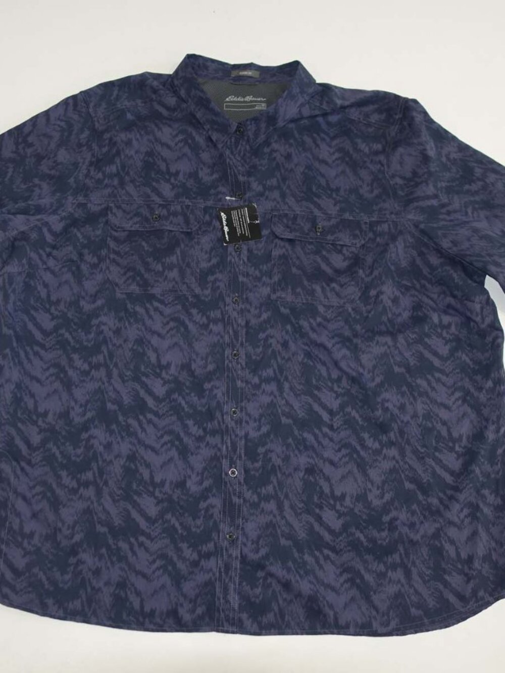 Eddie Bauer Men's Mountain 2.0 Shirt Size 3X NWT Purple Haze Long Sleeves